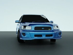 subaru forester 2004 sti 3D Model