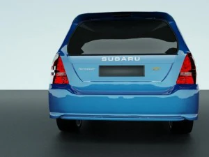subaru forester 2004 sti 3D Model