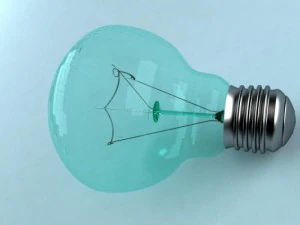 лампочка розжарювання 3D Модель