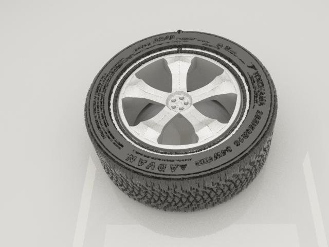 wheel 1 3Dモデル .c4d .max .obj .3ds .fbx .stl .blend