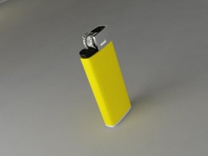 cigarette lighter 3D Model