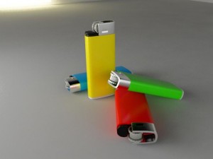 cigarette lighter 3D Model