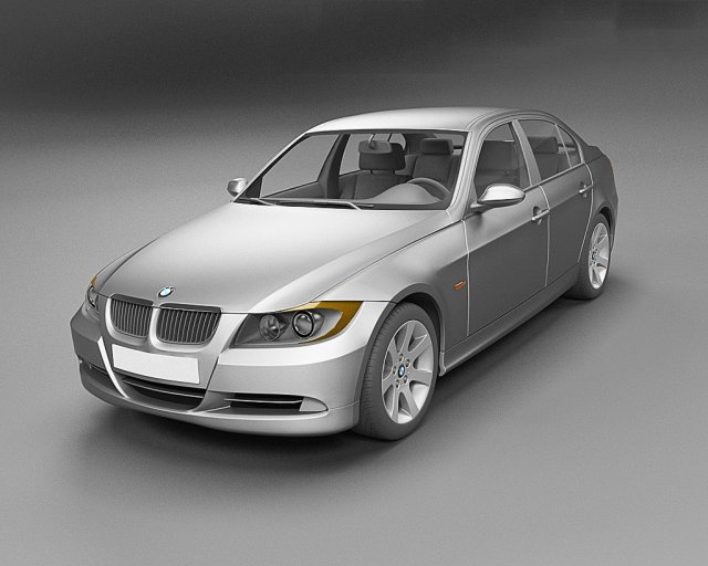 bmw 330i 3D Модель .c4d .max .obj .3ds .fbx .stl .blend 