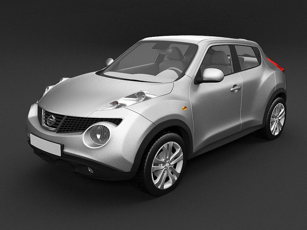 nissan juke 3D Model .c4d .max .obj .3ds .fbx .stl .blend 