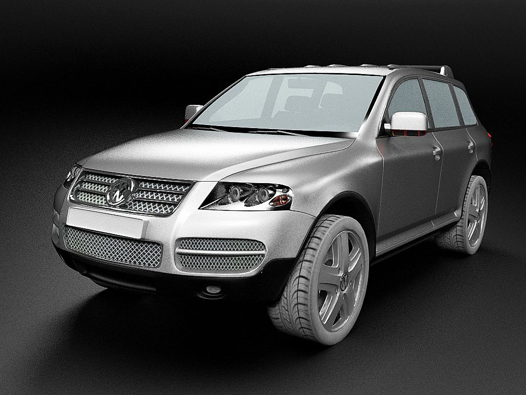 volkswagen touareg 3D Model .c4d .max .obj .3ds .fbx .stl .blend