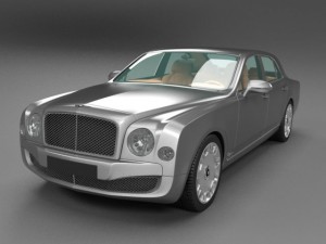bentley mulsanne 3D Модель