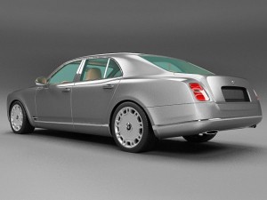 bentley mulsanne 3D Модель