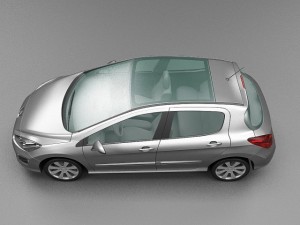 peugeot 308 3D Modell