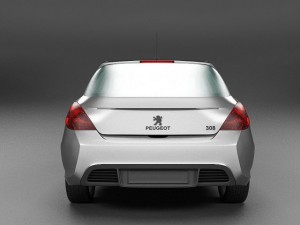 peugeot 308 3D Modell
