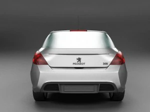 peugeot 308 3D Model