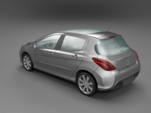 peugeot 308 3D Modell