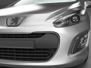 peugeot 308 3D Modell