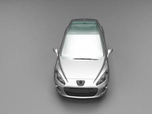 peugeot 308 3D Modell