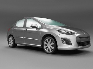 peugeot 308 3D Modell