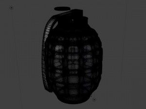 fragmentation grenade 3Dモデル