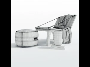 данго кресло 3D Модель