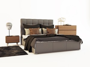 bed boconcept mezzo Modello 3D