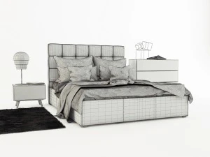 bed boconcept mezzo 3D Model