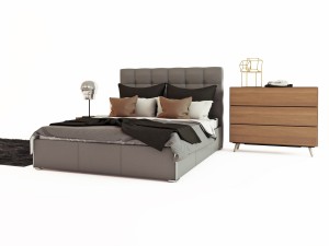 bed boconcept mezzo Modello 3D