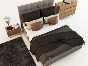 bed boconcept mezzo Modello 3D