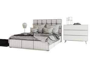 bed boconcept mezzo Modello 3D
