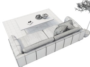 boconcept indivi2 sofa Model 3D