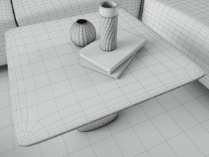boconcept hampton corner sofa in fabric 3D Model