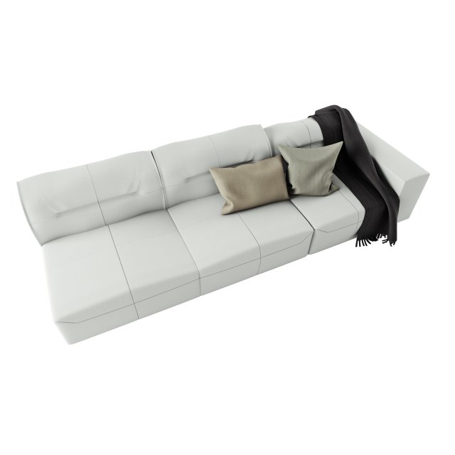 boconcept hampton sofa in leather 3D Model .c4d .max .obj .3ds .fbx .stl .blend 
