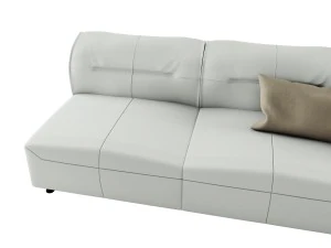 boconcept hampton sofa in leather 3D Model