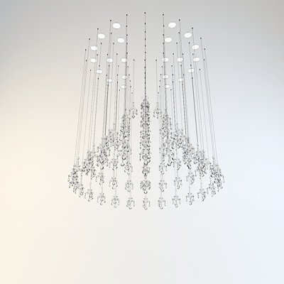 chandelier windfall 3D 모델 .c4d .max .obj .3ds .fbx .stl .blend 