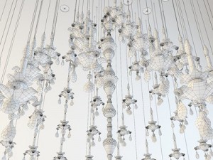 chandelier windfall 3D 모델