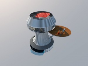 bbq portable Modello 3D
