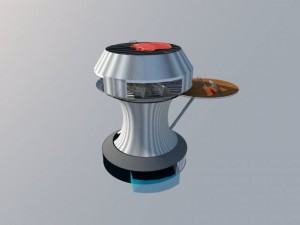 bbq portable Modello 3D