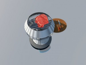 bbq portable Modello 3D