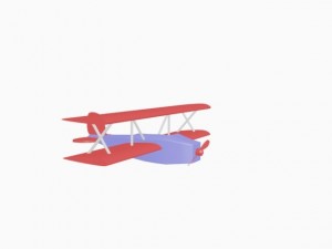 a sport airplane 3D Model
