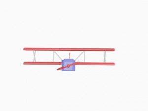 a sport airplane 3D Model