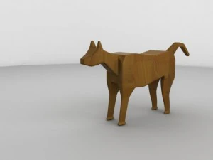 狗 3D 模型
