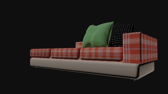 sofa 3D Model .c4d .max .obj .3ds .fbx .stl .blend 