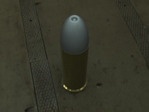 9mm bullet Modello 3D