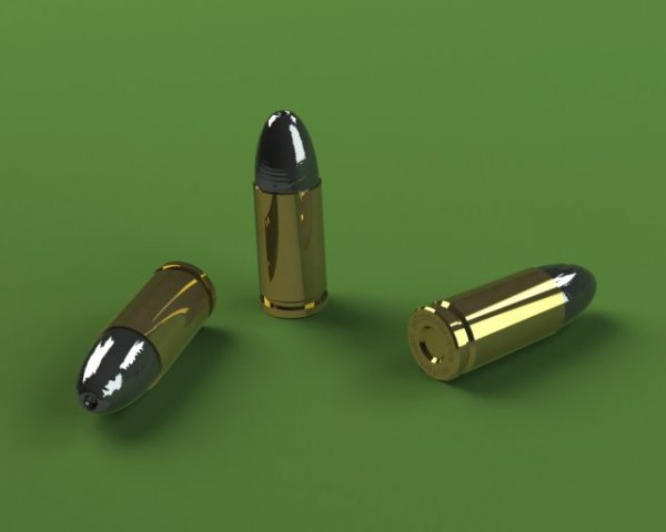 9mm nato std parallembrum Modèle 3D .c4d .max .obj .3ds .fbx .stl .blend 
