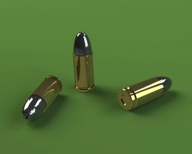9mm nato std parallembrum 3D Model .c4d .max .obj .3ds .fbx .stl .blend