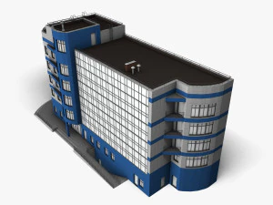 Office Building 001 3D Model