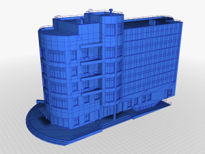 Office Building 001 3D मॉडल
