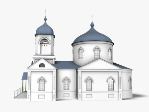 Church 001 3D Model