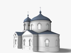 Church 001 3D Model