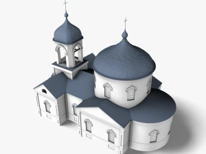 Church 001 3D Model