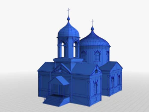 Church 001 3D Model