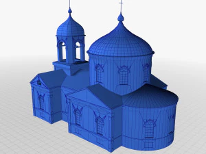 Church 001 3D Model