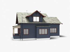 House 001 Modello 3D