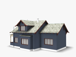 House 001 Modello 3D